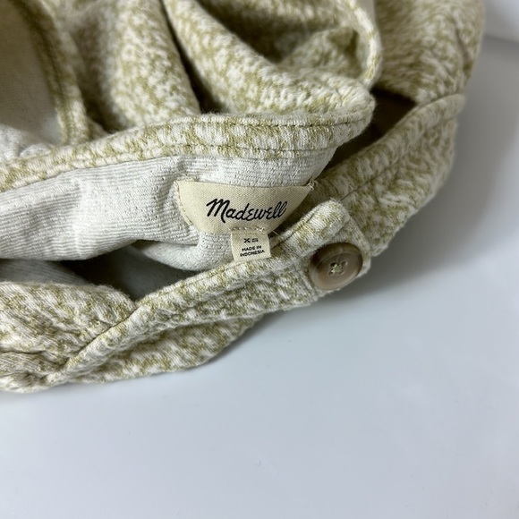 Madewell Floral Jacquard Button-Front Top XS - Picture 5 of 7